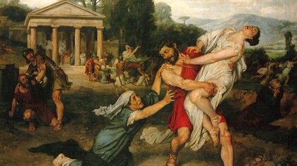 «El rapto de las sabinas» (1874),  Francisco Pradilla