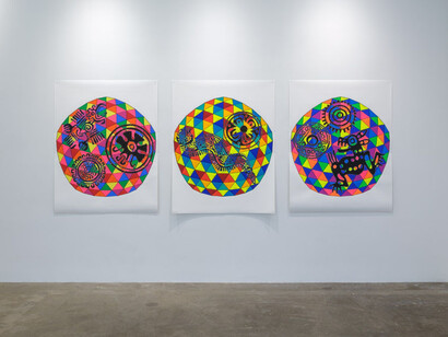 René Treviño, Star-crossed, exhibition view. Courtesy of Erin Cluley Gallery 