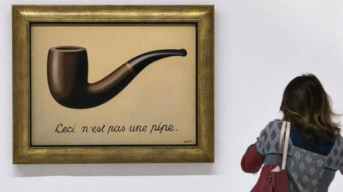 The Treachery of Images by Rene Magritte