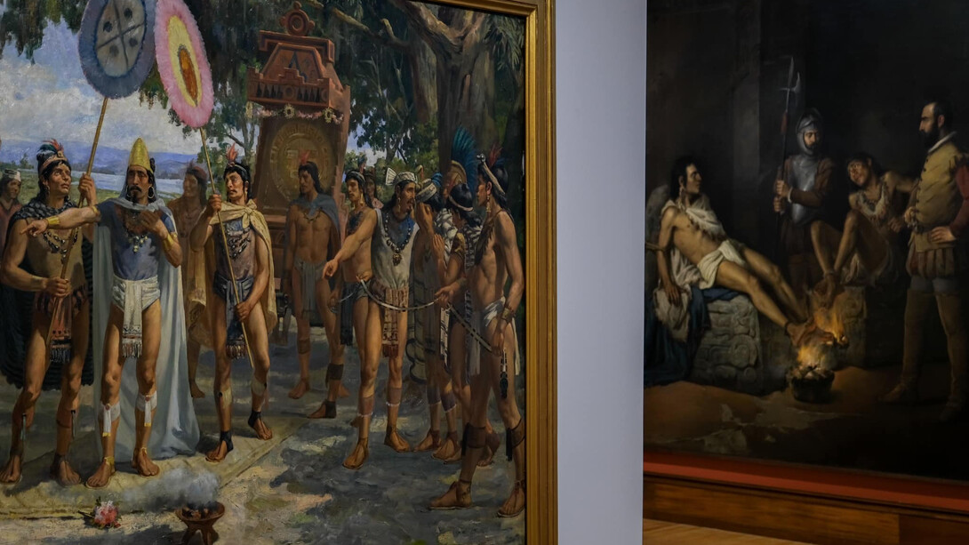 19th-century mexican art, exhibition view. Courtesy of National Museum of Art