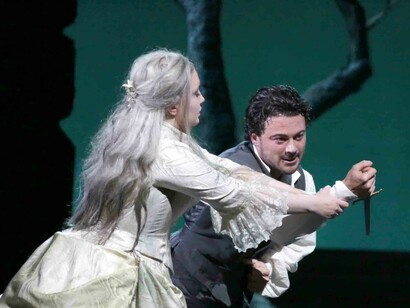 Una scena dell'opera Lucia di Lammermoor di Gaetano Donizetti