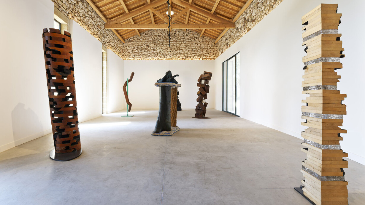 Bernard Pagès, Voir à travers, vue d'exposition. Avec l'aimable autorisation de Ceysson et Bénétière