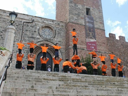 La Jove Muixeranga en la Trobada d'Escoles del Puig