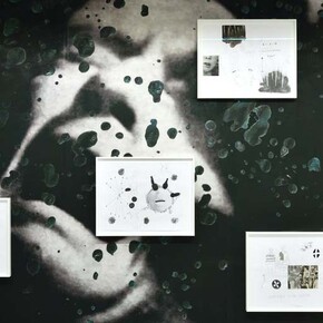 Moi qui adore Barnett Newman, on peut dire qu'on en est loin, Exhibition view. Courtesy of Galerie Christophe Gaillard