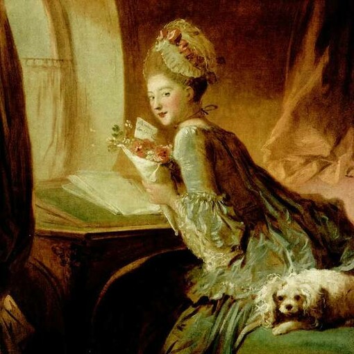 
Jean-Honoré Fragonard "the Love Letter" (1770)
