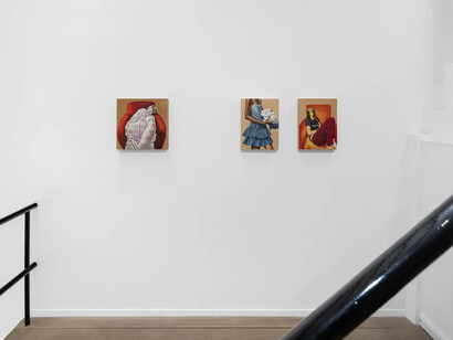 France Bizot, Natures molles, vue de l'exposition. Avec l'aimable autorisation de la galerie Backslash