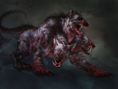 El sol retrocediendo ante Cerbero simboliza una ausencia intransitable