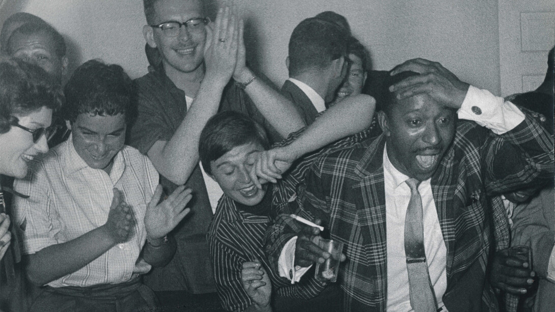 Lisette Model, Ollie McLaughlin, Hotel Viking, Newport Jazz Festival, Rhode Island (detail), 1956. Courtesy of Albertina Museum