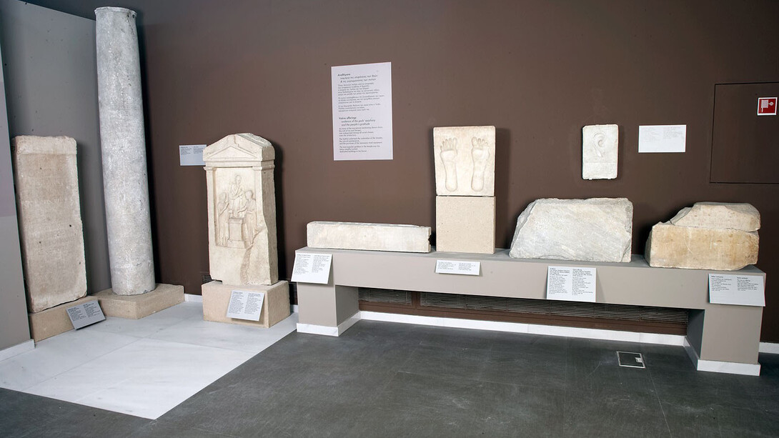 Thessaloniki, the Metropolis of Macedonia, exhibition view. Courtesy of Archaeological Museum of Thessaloniki