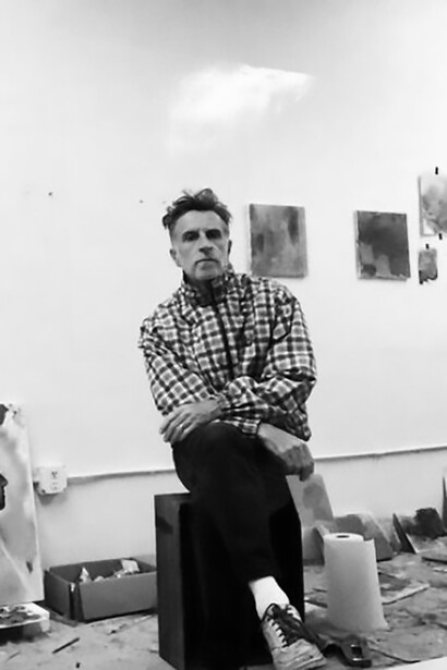 TB Ward in his studio