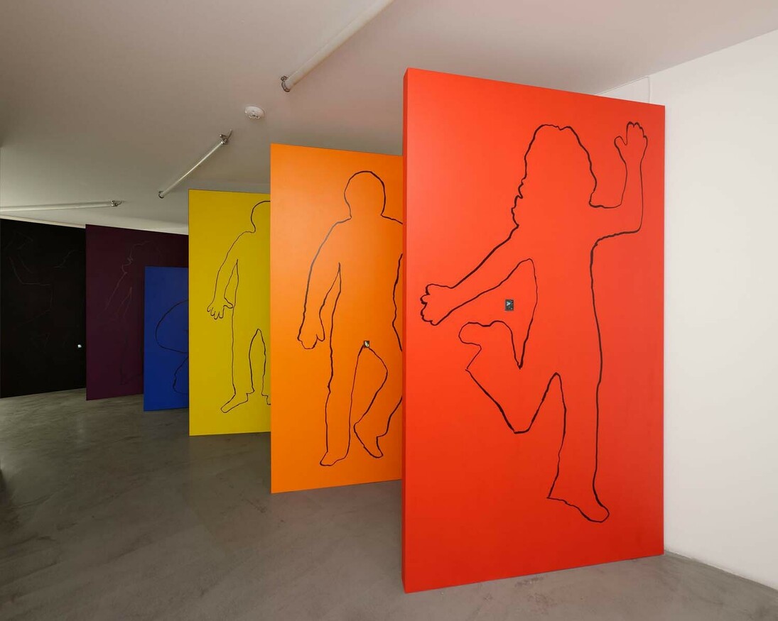 Tony Oursler, Exhibition view. Courtesy of Galerie Mitterrand