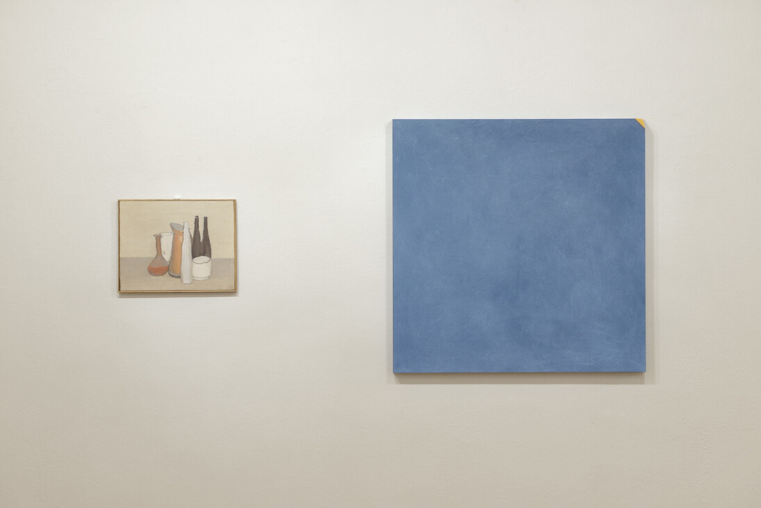 Morandi e Spalletti, Un dialogo di luce. Courtesy Galleria d'Arte Maggiore G.A.M., Bologna