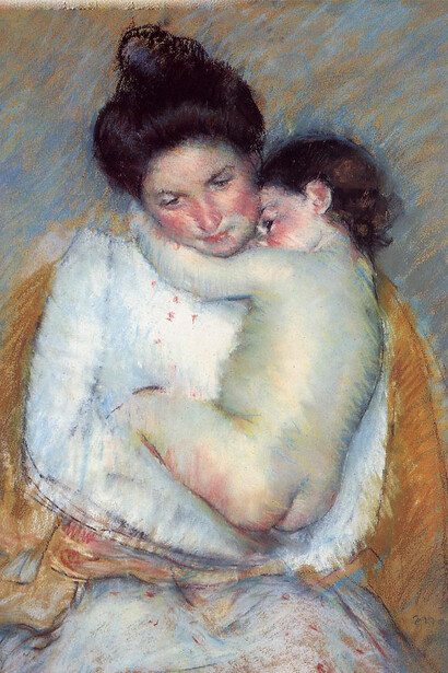 Mary Cassatt, Madre e hijo (1900)