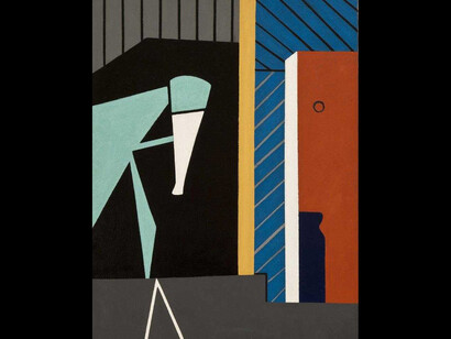 New Orleans No. 8, 1957, Ralston Crawford (American, born Canada, 1906-1978)