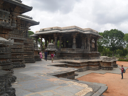 The Hoysaleshwara temple in Halebidu