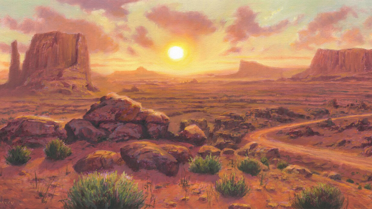 Mark Harrison, A lonesome road, 2025. Courtesy of Abend Gallery