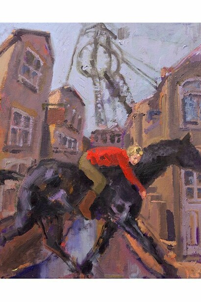 Dionne on Clyde, 2013, Oil on Linen, 71 x 57 cm, © Kevin Sinnott, courtesy of Flowers Gallery