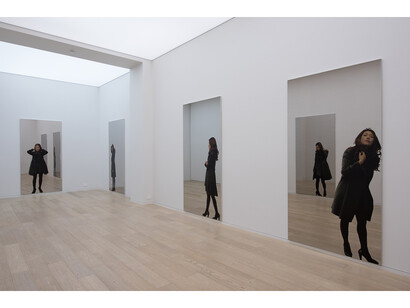 Michelangelo Pistoletto. Partitura In Nero, Installation view, Courtesy of Simon Lee Gallery and Kitmin Lee Photo