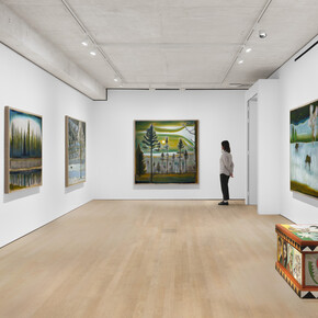 Billy Childish, like a god i love all things, exhibition view. Courtesy of Lehmann Maupin