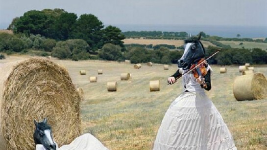 Polixeni Papapetrou, The Violinist, 2012, pigment print, 41 x 41 inches, ed. of 8