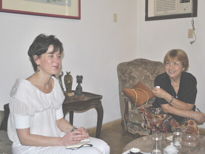 Danielle Cliche y Josefina Vilaboy