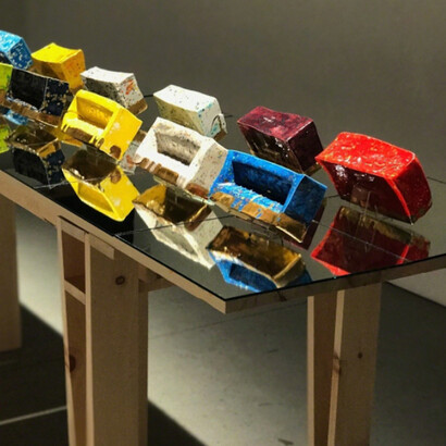 Adam Welch, Fetish Brick, 2017. Courtesy of J. Cacciola Gallery