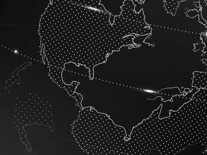 A depiction of global network technology showcasing interconnected systems and seamless digital communication across the world