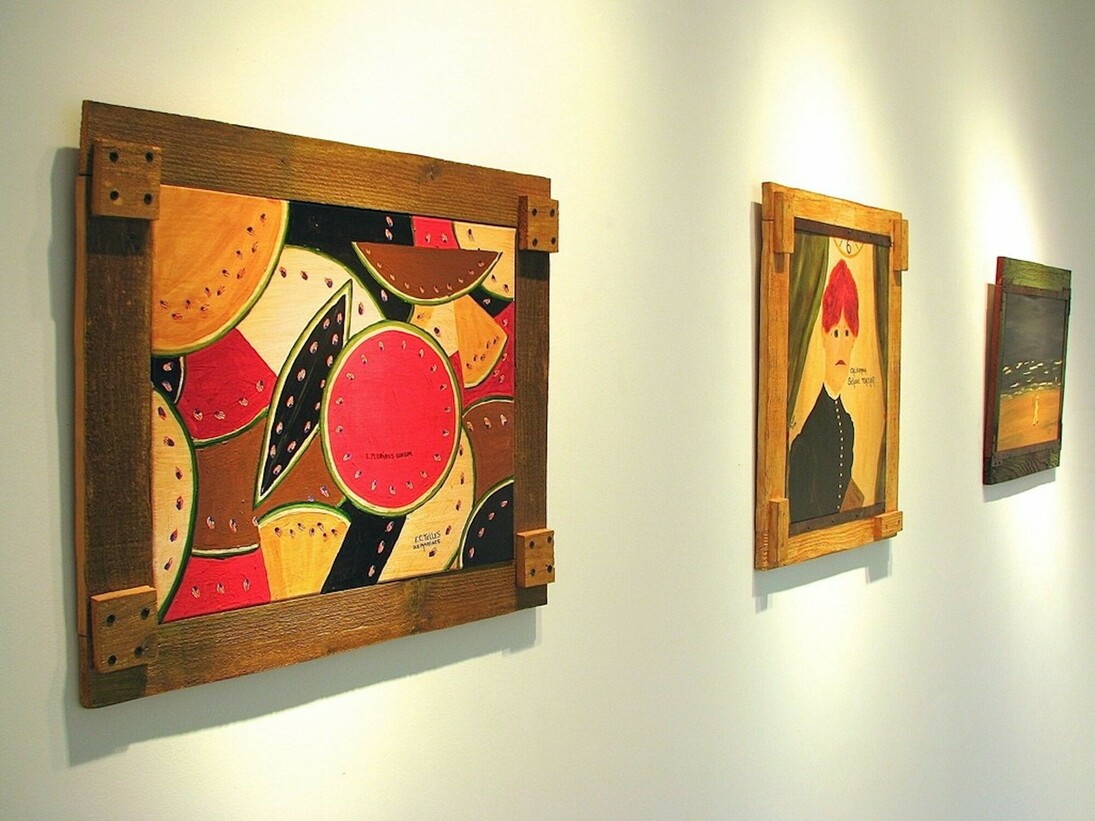 Elias Telles. Paintings, Exhibition view. Courtesy of Beth Urdang Gallery