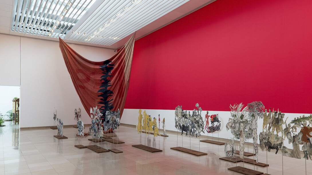 Anna Boghiguian, Exhibition view. Courtesy of Carrè d'Art