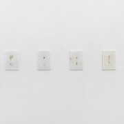 Gregorio Botta, È materia delicata, 2020, particolare della mostra, courtesy of Galleria Peola Simondi