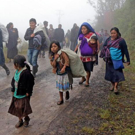 Desplazamiento forzado vulnera a menores en Chiapas
