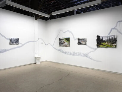 Sarah Anne Johnson, A mountain and a forest, vue de l'exposition. Avec l'aimable autorisation de la Blouin Division 