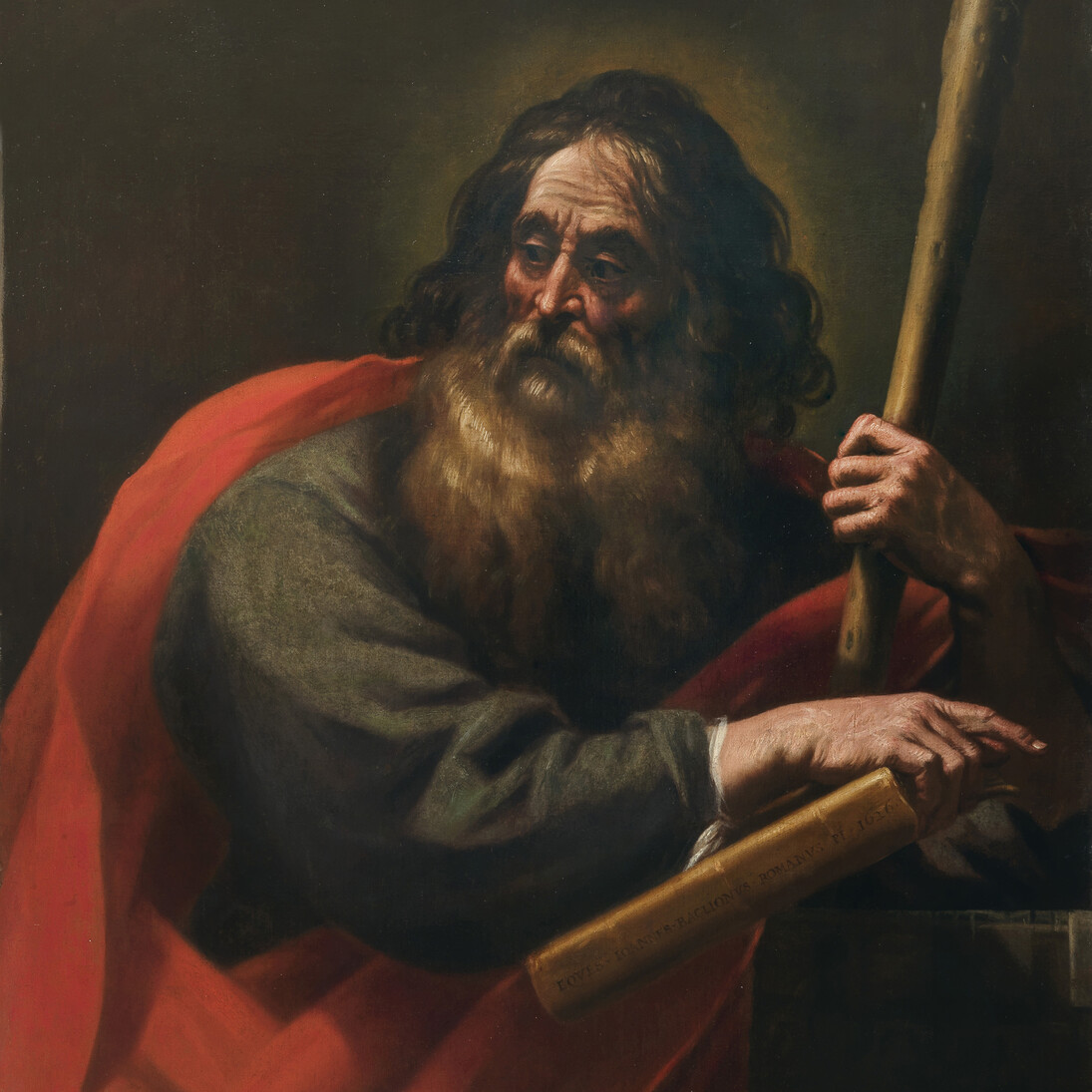 Giovanni Baglione, San Giacomo Minore, olio su tela, 133 x 97 cm. Ariccia, Palazzo Chigi, in deposito da collezione privata inglese