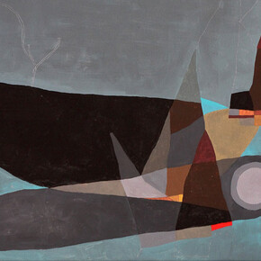 108, Equinozio 1, dettaglio, 2015, acrilico e matita su tela, 40 x 30 cm