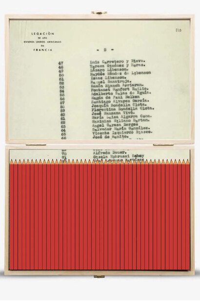 Alán Carrasco, Einbahnstraße. Embajada mexicana, 2026. Cortesía de ADN Galeria
