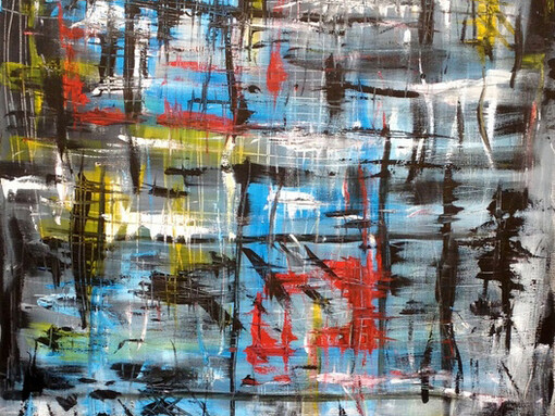 Natalia Gromicho, Stock Off, Lost in Singapore, 120x100cm