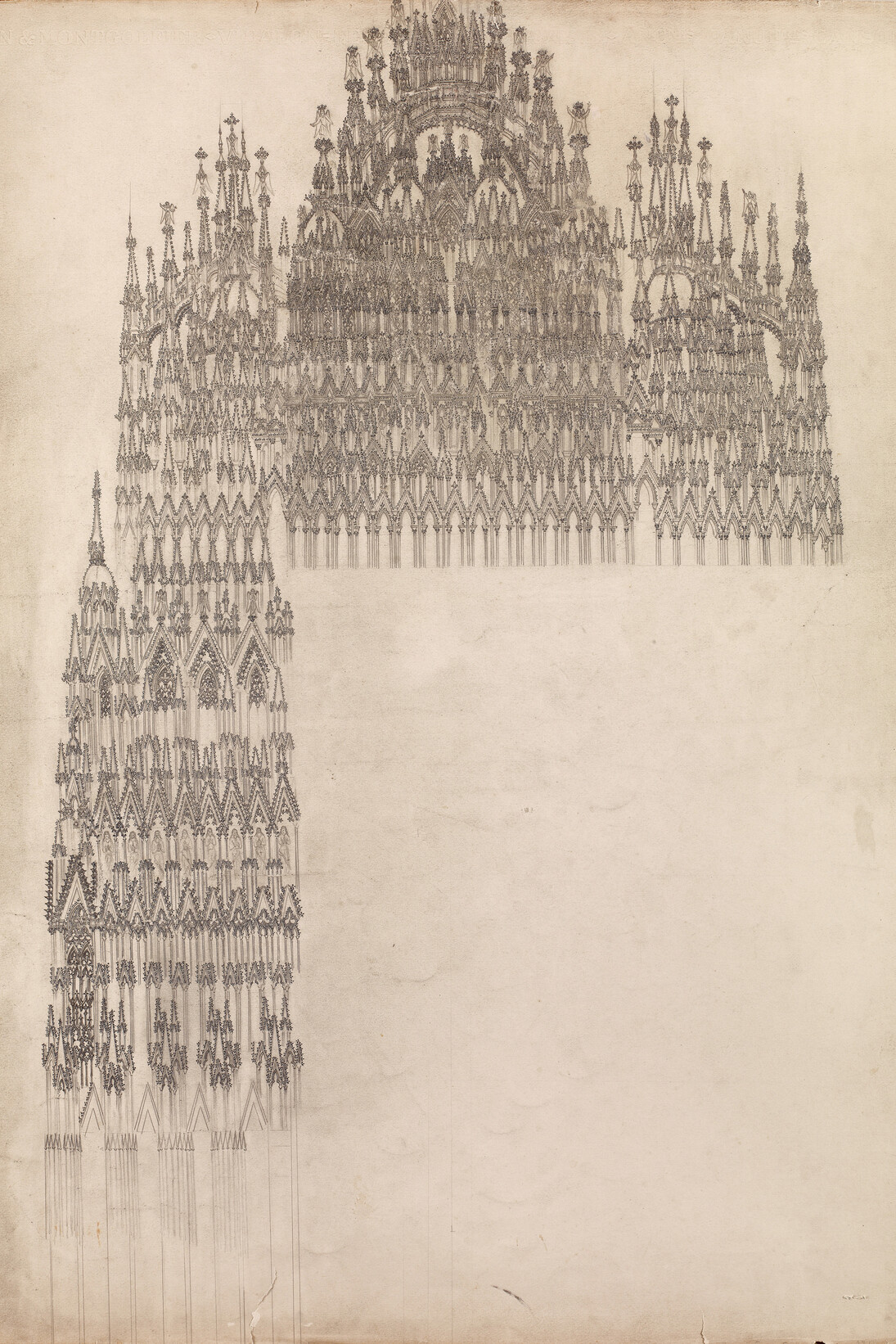 Marcel Storr, Untitled, N.D., Graphite on paper, 29.53 x 21.65 inches (75 x 55 cm)