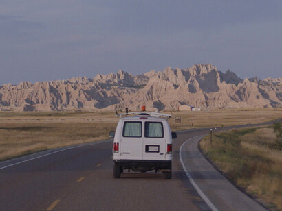 Secuencia del filme «Nomadland», protagonizado por Frances McDormand y David Strathairn. Foto: Searchlight Pictures