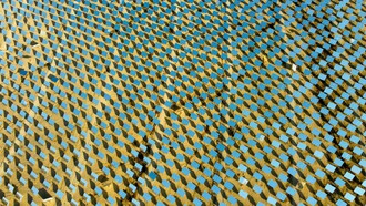 Planta solar Eshelim, en el desierto del Néguev, Israel