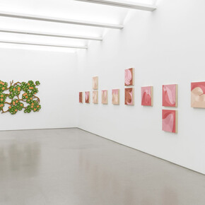 Gabriel Rico, A finger pointing to the moon, exhibition view. Courtesy of Perrotin Gallery