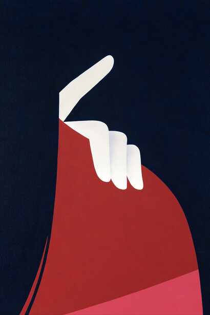 Thomas Danthony, The Moment, 2020, acrylic-on canvas, 20x16. 