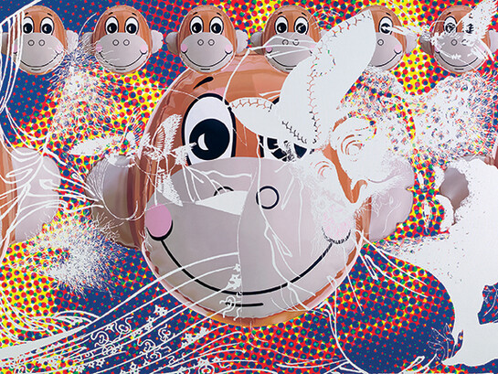 Dutch Couple, 2007, Oil on canvas, Photo: Markus Tretter Fotographie, Pinault Collection © Jeff Koons