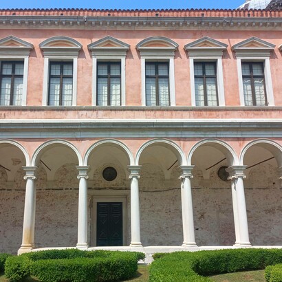 Chiostro della Basilica di San Giorgio Maggiore, Isola di San Giorgio, Venezia, Italia