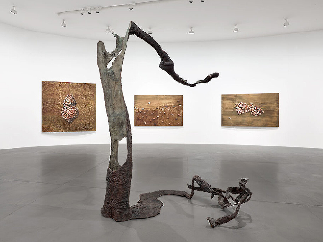 Giuseppe Penone, exhibition view. Courtesy of Gagosian Rome