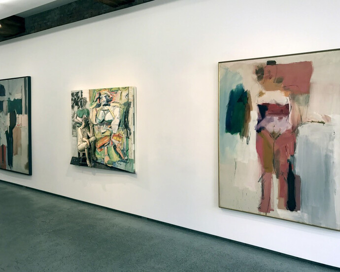 Larry Rivers, Exhibition view. Courtesy of Tibor de Nagy Gallery