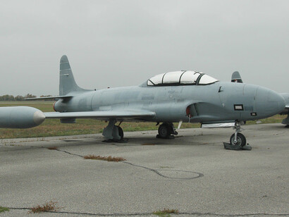 Canadair T-33 #263. Courtesy of Jet Aircraft Museum