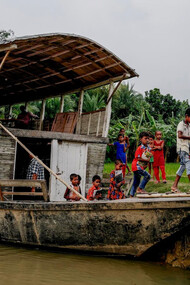 A floating school in Bangladesh, designed by Mohammed Rezwan