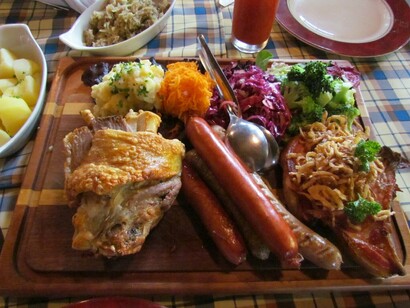 La rodilla de cerdo es un plato típico de la Colonia Tovar