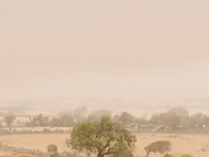 Las «cazas de arena» son habituales en estas zonas del país. Pero su magnitud crece cada año debido al cambio climático. Región de Androy al sur de Madagascar