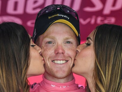 Steven Kruijswijk sempre maglia rosa